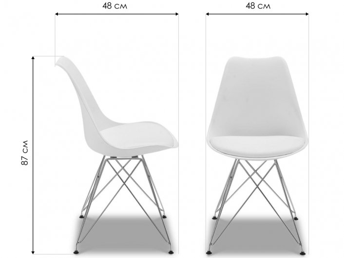 Стул PM072G белый