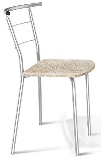 Стул SHT-S53 металл / дуб беленый