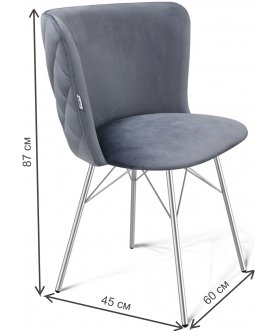Стул на металлокаркасе SHT-ST36-3/S64