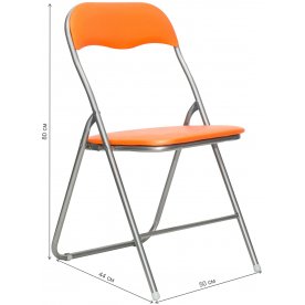 Стул складной Кирби оранжевый