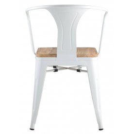 Стул на металлокаркасе Тиоли Арм Вуд