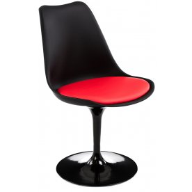 Стул Tulip черный / красный