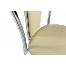 Стул Vimo кремовый / хром