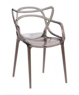 Пластиковый стул Masters (DC459) серый прозрачный