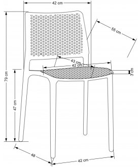 Пластиковый стул K514