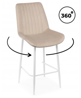 Комплект стульев Онда 2 шт бежевый (zd 210) / белый