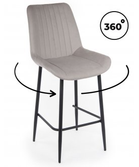 Барный стул Седа 360 латте (zd 290) / черный np
