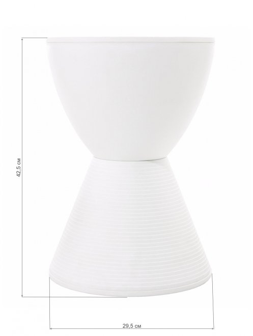 Табурет Button белый