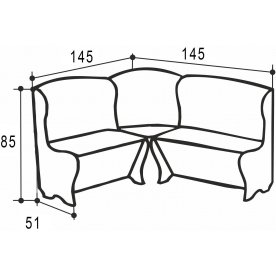 Кухонный уголок Аленка-1 большой