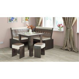 Кухонный уголок Кантри-мини Т2 исп.1 МФ-105.035 венге