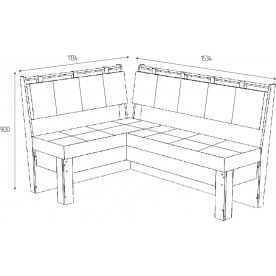 Кухонный уголок Омега