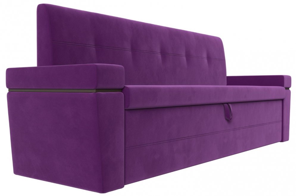 Кухонный диван Деметра микровелвет фиолетовый
