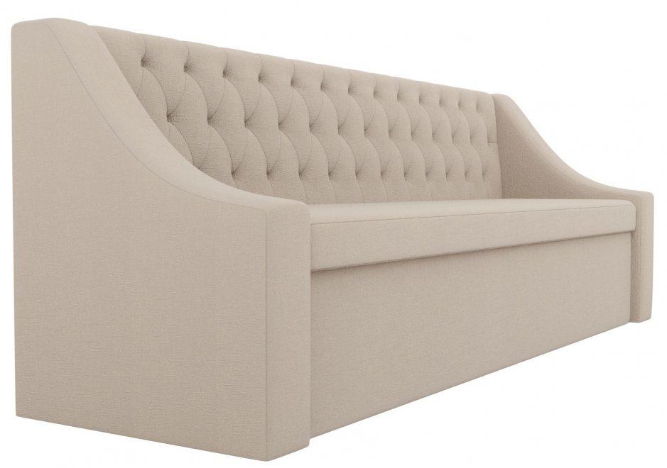 Кухонный диван Мерлин рогожка бежевый