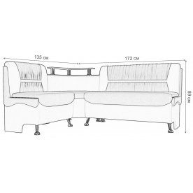 Кухонный диван Сидней