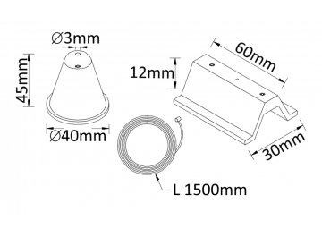 Подвесной комплект CLT 0.210 03 BL