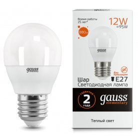 Лампа Elementary Шар 12W 880lm E27