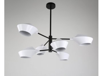 Люстра LDP 6037-6 WT+BK