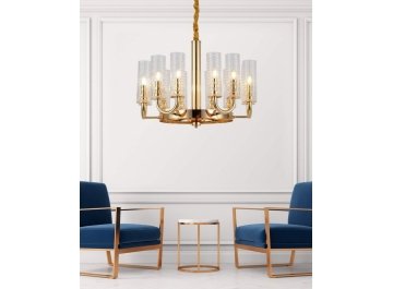 Подвесная люстра LDP 8011-12 F.GD