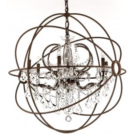 Подвесная люстра Foucault's Orb Crystal D75
