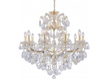 Люстра ISABEL SP11 GOLD/TRANSPARENT