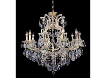 Люстра ISABEL SP11 GOLD/TRANSPARENT