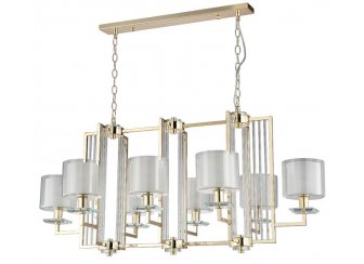 Подвесная люстра NICOLAS SP8 L1000 GOLD/WHITE