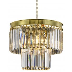 Подвесная люстра Odeon L1943-4GD-CL