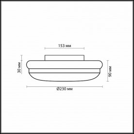 Накладной светильник Ibra 2401/1C