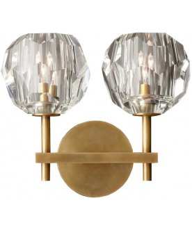 Настенный светильник Boule de cristalL2120-W2BR-CL