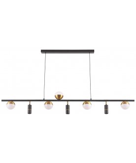 Подвесной светильник CLT 047C8 L1400 BL-GO