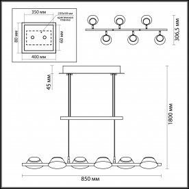 Подвесной светильник Jill 3747/30L