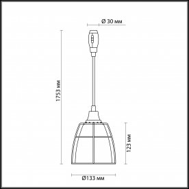 Подвесной светильник Lofia 3806/1A