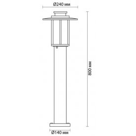 Ландшафтный светильник Mito 4047/1F