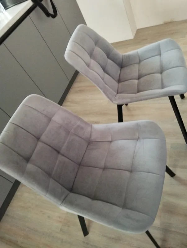 Комплект стульев крутящихся Форт 2 шт розовый (hl 41) / 1П белый каркас фото покупателя 92