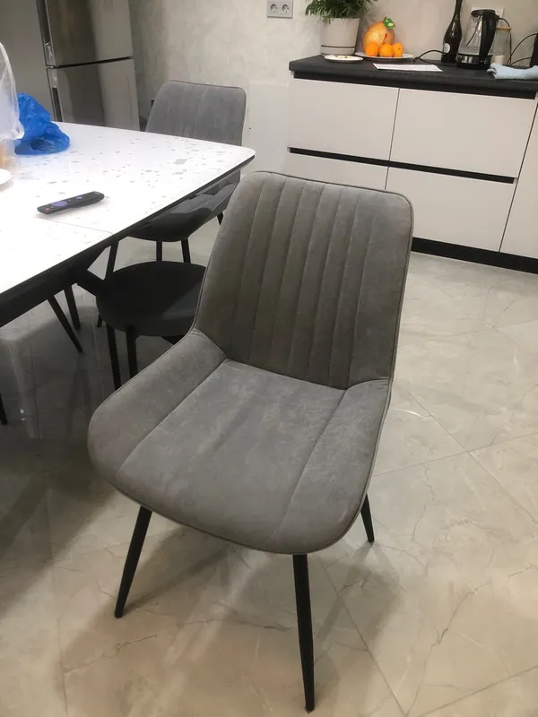 Стул на металлокаркасе Седа К velvet lux 76 / черный фото покупателя 25