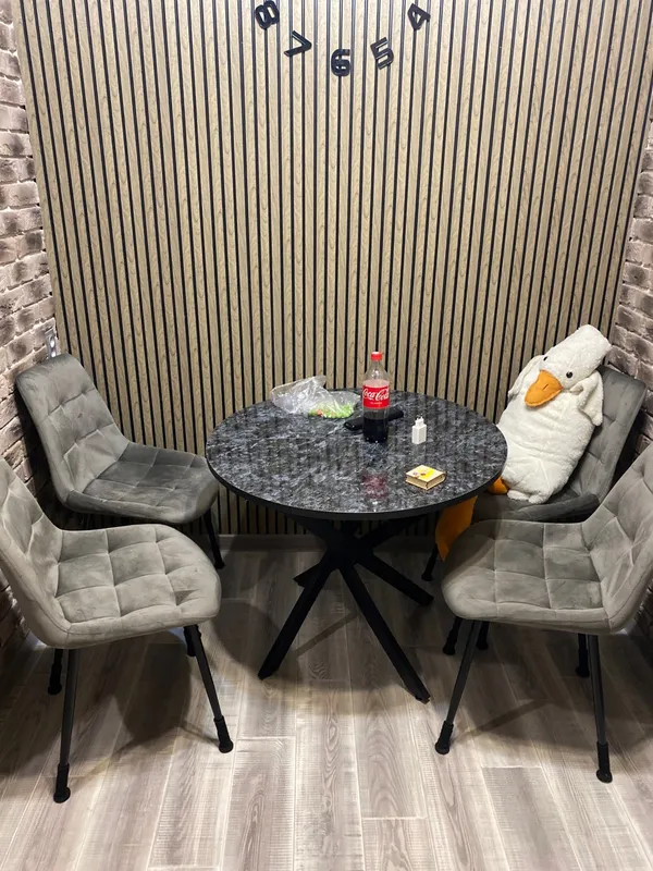 Комплект стульев крутящихся Форт 2 шт розовый (hl 41) / 1П белый каркас фото покупателя 137