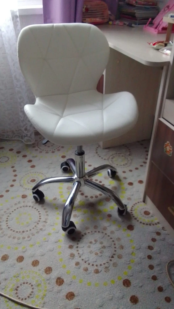 Компьютерное кресло Trizor white / black фото покупателя 1