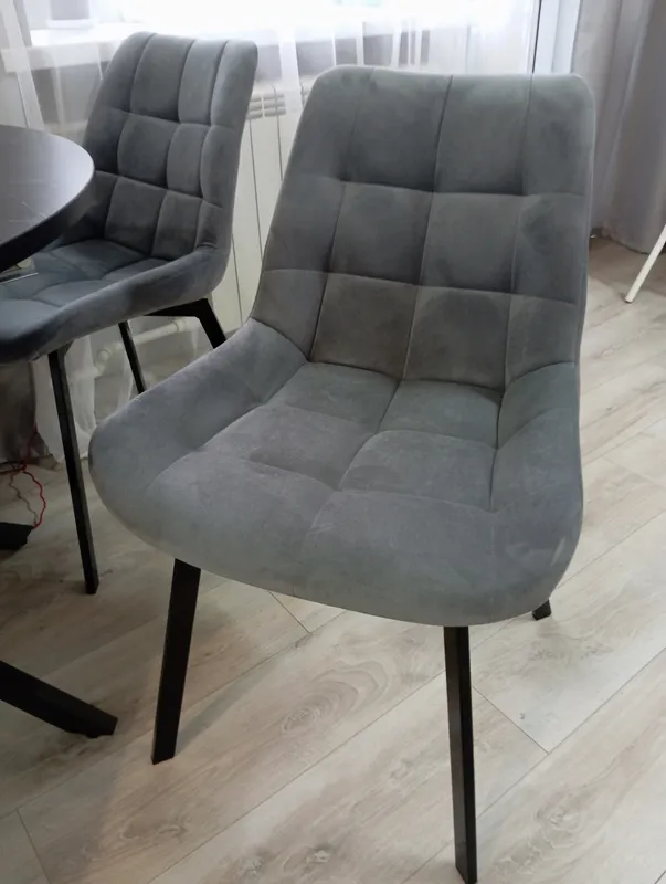 Комплект стульев крутящихся Форт 2 шт розовый (hl 41) / 1П белый каркас фото покупателя 65