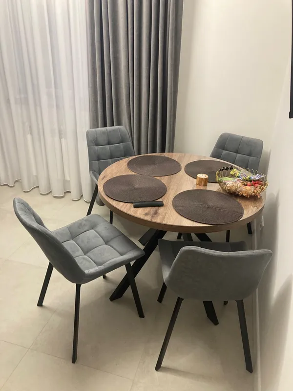 Комплект стульев Стронг 4 шт темно-серый / черный фото покупателя 111