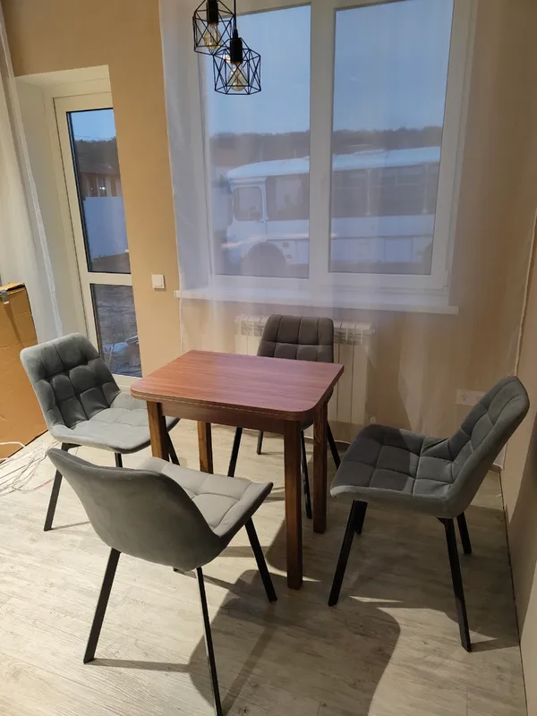 Комплект стульев Стронг 4 шт темно-серый / черный фото покупателя 165