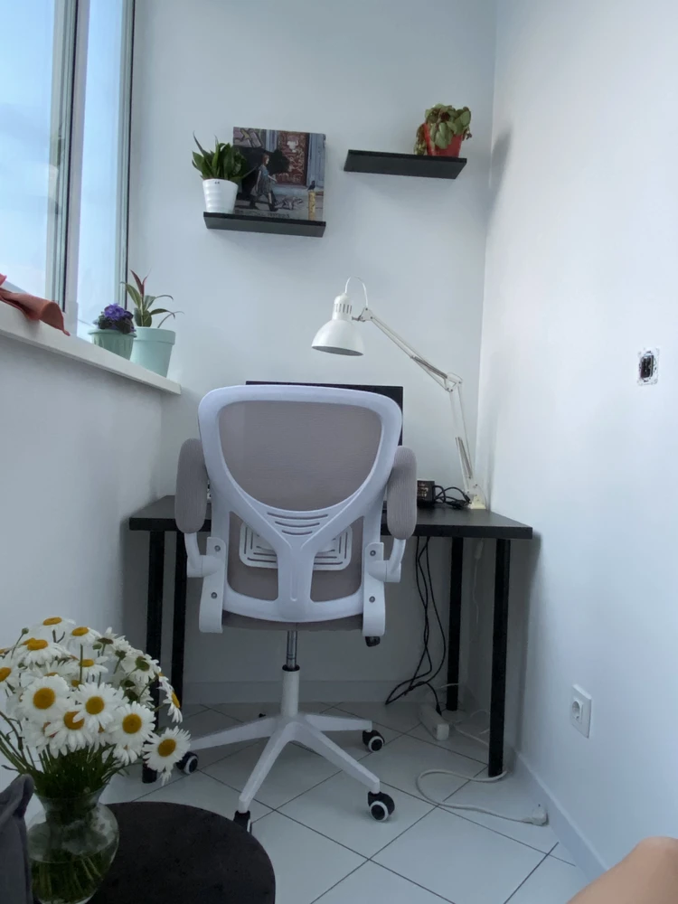 Компьютерное кресло Konfi light gray / white фото покупателя 8