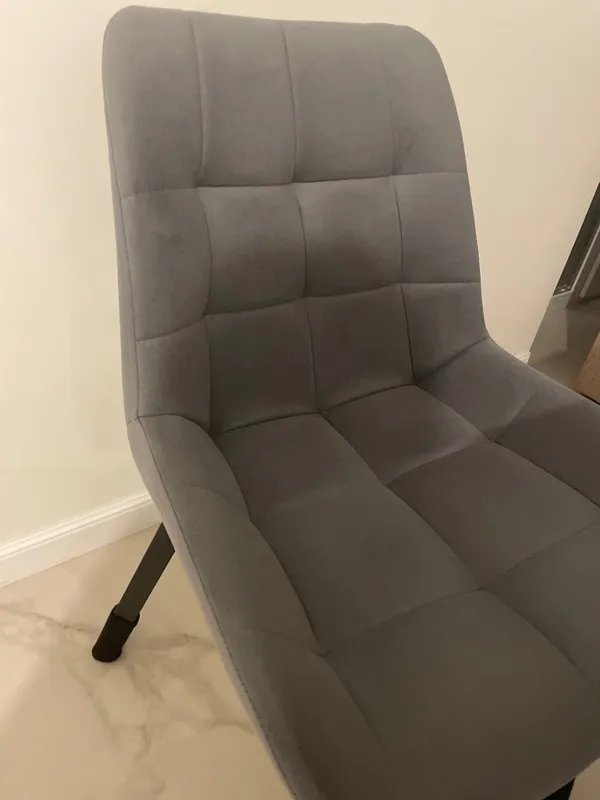 Комплект стульев Стронг 4 шт темно-серый / черный фото покупателя 84