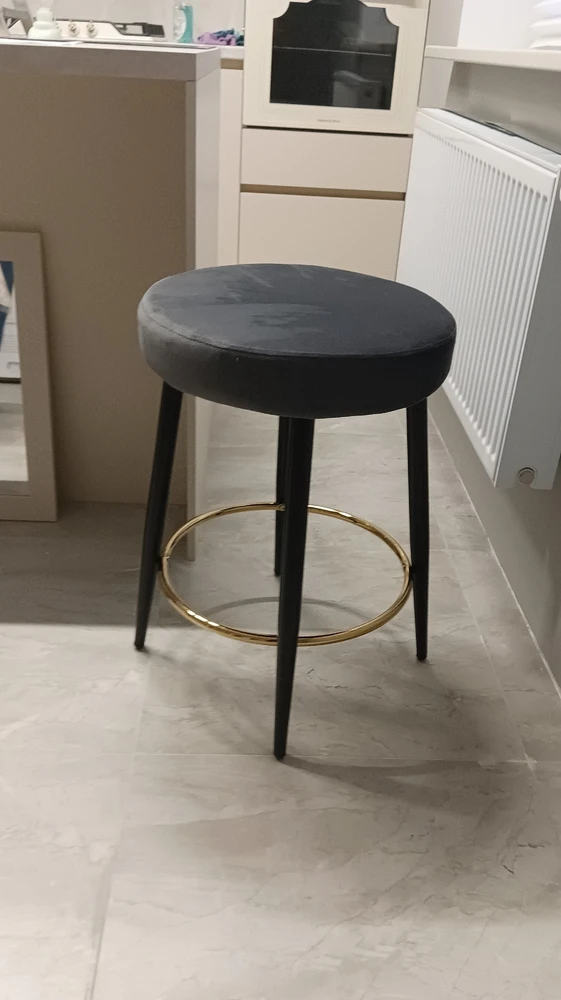 Барный стул Plato black fabric фото покупателя 15
