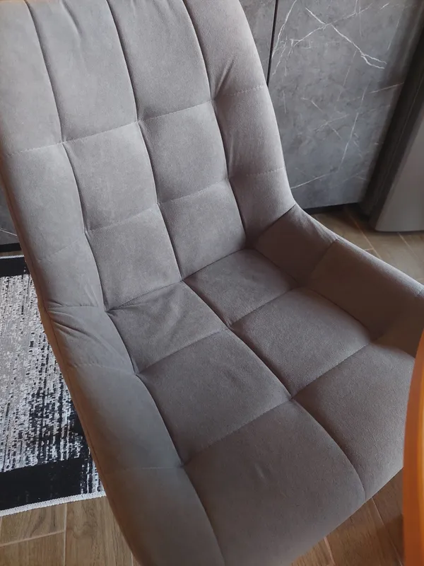 Комплект стульев Стронг 4 шт темно-серый / черный фото покупателя 57