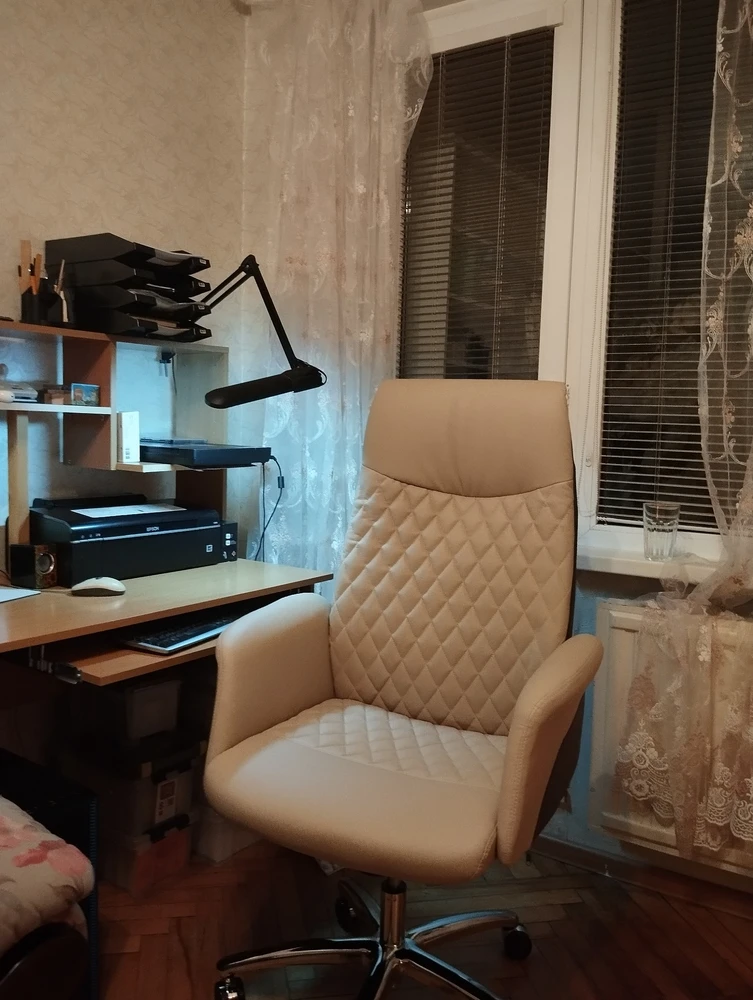 Компьютерное кресло Avrora beige / brown фото покупателя 1