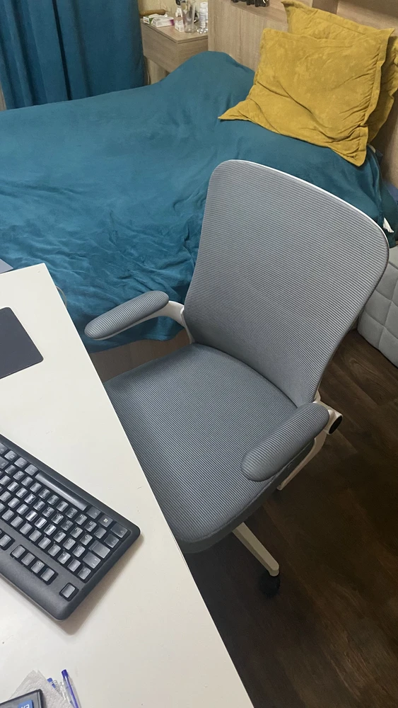 Компьютерное кресло Konfi light gray / white фото покупателя 17