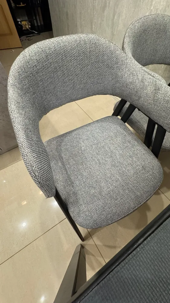 Стул на металлокаркасе Twin gray / black фото покупателя 15