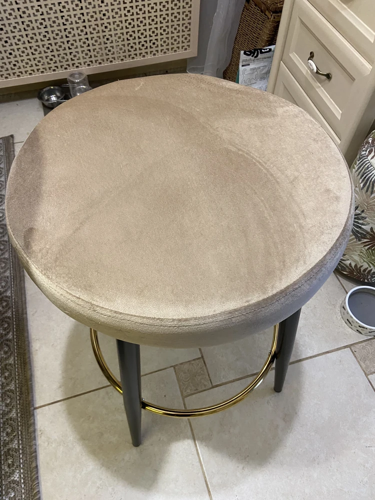 Барный стул Plato white fabric фото покупателя 3
