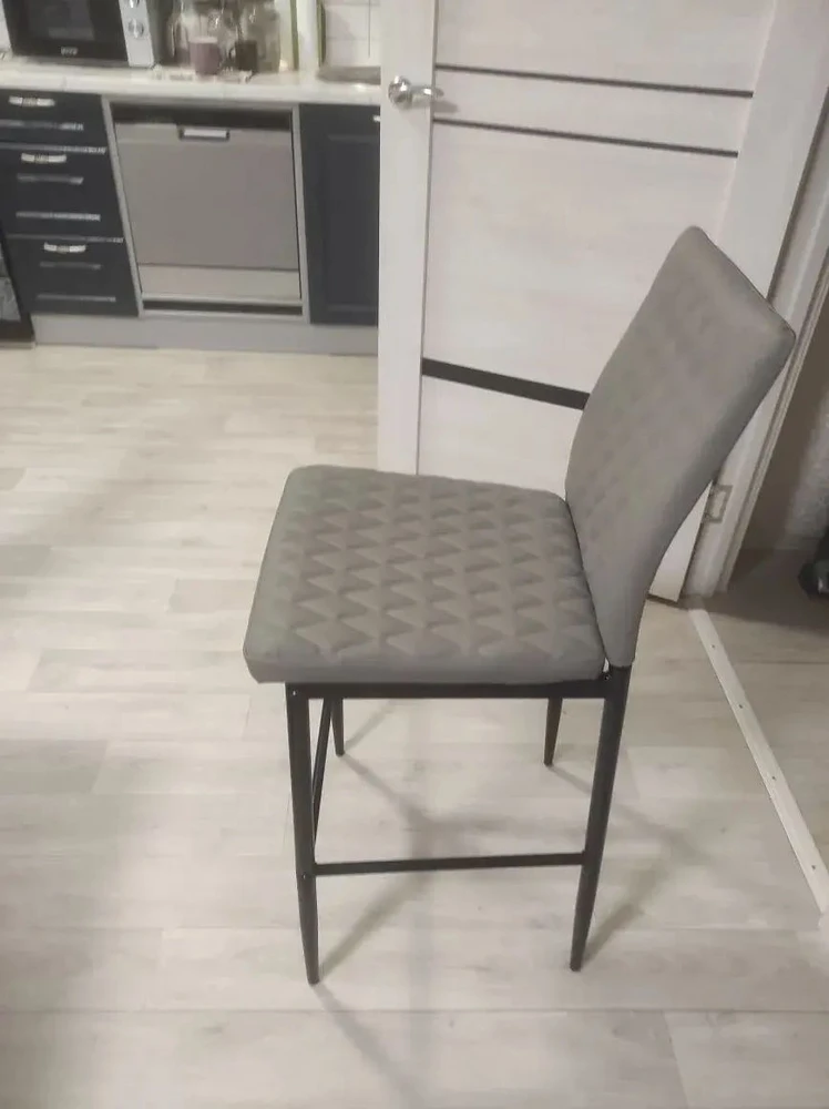 Барный стул Teon gray / chrome фото покупателя 30