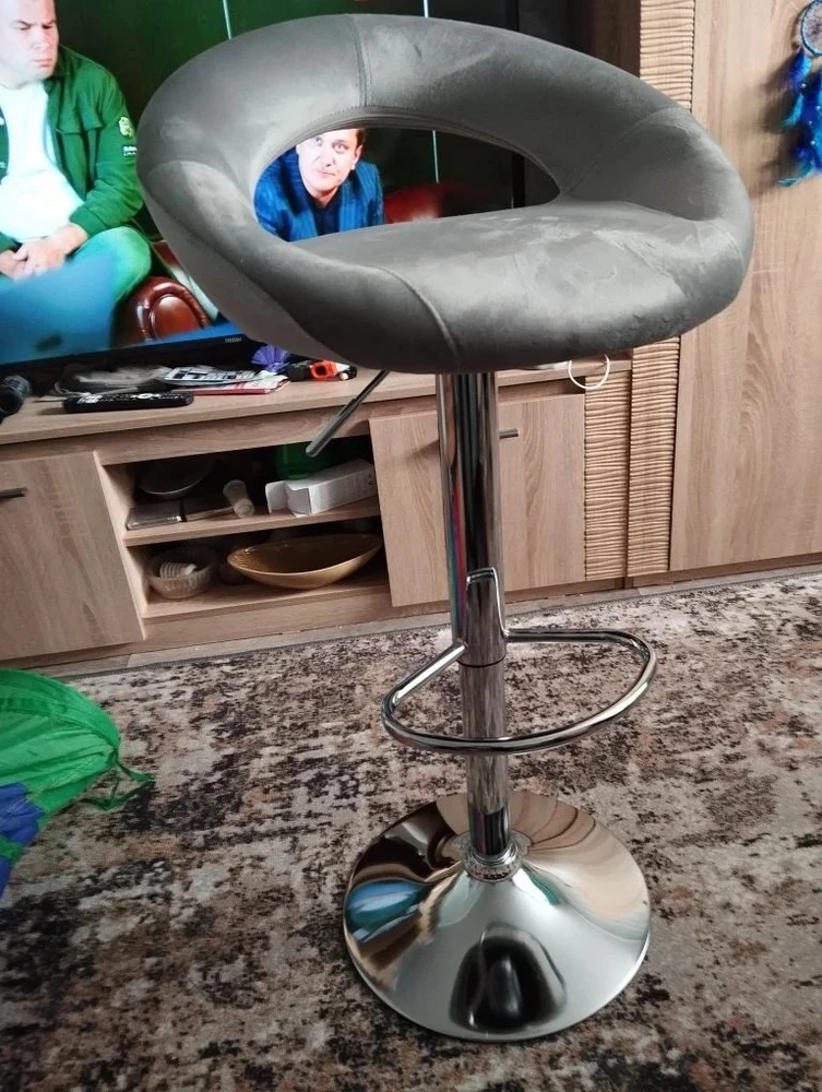 Барный стул Oazis white / chrome фото покупателя 5